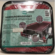 Aanhangwagennet rood 250x400 cm