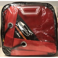 Aanhangwagennet rood fijnmazig 250x450cm